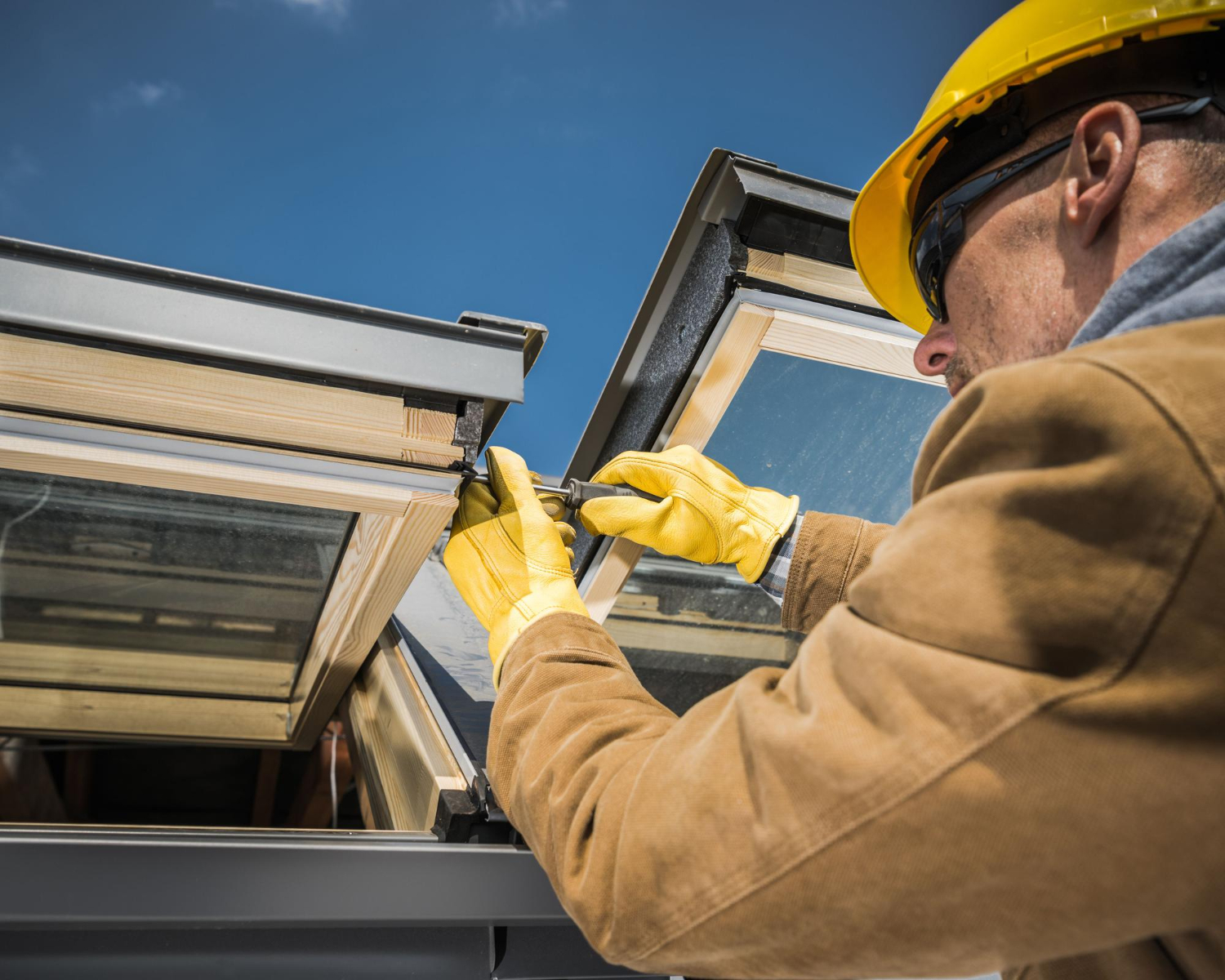 Flat Roof Skylights Installation in Long Island