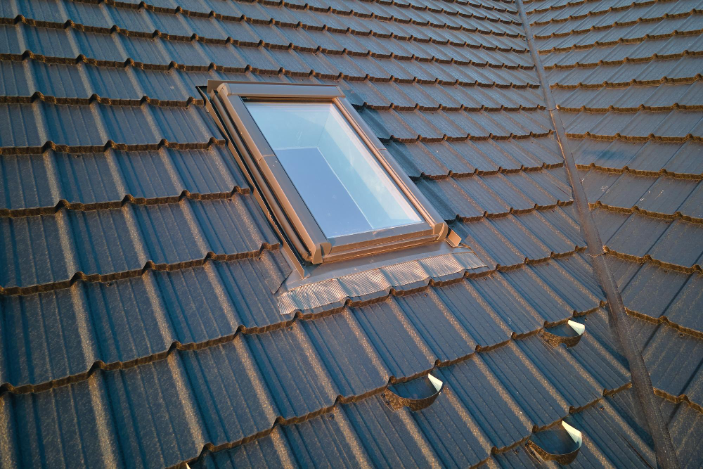 Velux solar venting skylight in Long Island